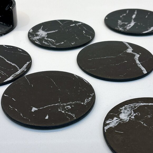 95% NEW LEATHER COASTER - Picture 2 of 4